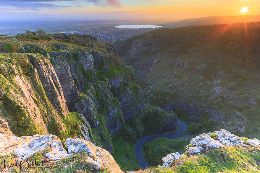 Cheddar Gorge sunset